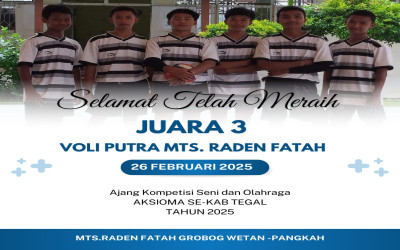 Kompetisi Seni dan Olahraga Madrasah (Aksioma) tingkat MTs Kabupaten Tegal tahun 2025